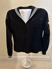 US NAVY USS Fremont Uniform Top Jacket Cracker Jack Sailor Wool Dragon Vintage picture