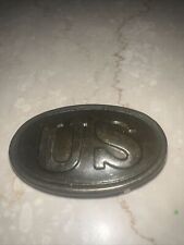 Vintage US CSA Civil War replica oval belt buckle for your reenactment picture