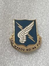 Military lapel pin unit crest lele makou no na puali picture