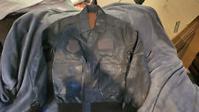 New Air Force Men's Leather A-2 Jacket - Brown - 40L picture