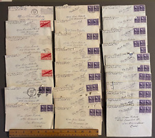 LOT OF 28 WWII ERA MILITARY SOLDIER LETTERS TO MISS. GWEN ROBERTS AUG 1943 LOT 5 picture
