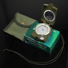 Professional Pocket Military Compass Metal Clinometer Hiking Sighting Camping US picture