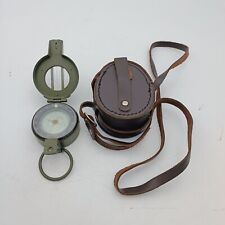 FRANCIS BARKER M-88 Prismatic Military Compass M88 Mils Olive Drab w/ Leather Ca picture