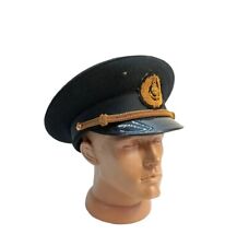 CAP Navy NAVAL Cap Officer Hat Military USSR Original Soviet Army Ukraine picture