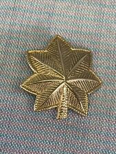 WWII Major Oak Leaf Collar Insignia - Shold-R-Form -Locking Ring picture
