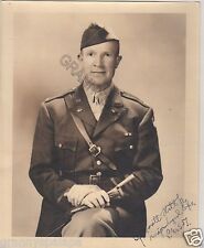 Vintage Photo-1944-G Everett Hill Jr-Major Signal Corp-PMS&T-Denver CO-Signed picture