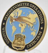 Secret Service Gold MAGNETOMETER OPERATIONS Challenge Coin picture