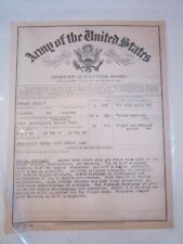 1945 ARMY OF THE UNITED STATES SEPARATION QUALIFICATION RECORD - BN5 picture