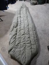 US Military Mummy Sleeping Bag Mountain Feather Down Filled M-1949 *VIETNAM WAR picture