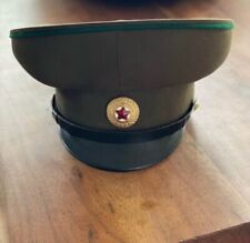 Original DPRK Border Guard Uniform Visor Hat Cap with Insignia Korea picture