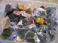 MILITARY PATCH LOT SET OF 100 RANDOMLY SELECTED PATCHES MOSTLY ARMY SHOULDER picture