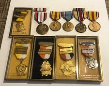 Lot Of 10 US Army USMC Navy Air Force Military Medals Rifle Shooting Medals picture