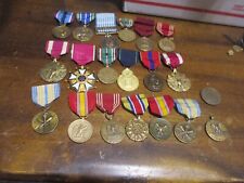 militaria medal lot including named usn good conduct medal pre ww2 picture