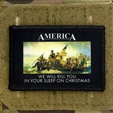 America Inspirational Morale Patch / Military ARMY Tactical Hook & Loop 432 picture