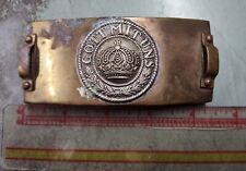 WW1 German  Telegraph Belt Buckle USED  TARNISHED picture