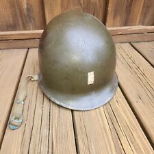 WW2 Fixed Bale M1 Helmet Reenactor Refurbished picture