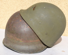 US WW 2 M-1 HELMET 100% UNTOUCHED WITH IMP INTERNATIONAL MOLDED PLASTIC LINER picture