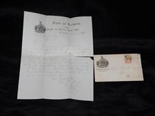 Sep 1865 Vermont Adjutant General Letter Civil War Soldier Drafted State Militia picture