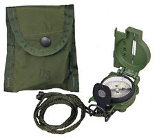 Cammenga Model 3H Tritium Lensatic Compass Olive Drab US Military Issue Pouch picture