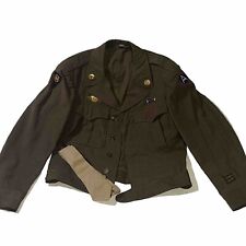 WW2 WWII Issued US Army Ike Uniform Jacket 3rd Army & 83rd Infantry w/Khaki Tie picture