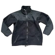 USGI Fleece Jacket Cold Weather Black Shirt Size MEDIUM DSCP by Peckham Army picture