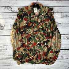 Vintage Swiss Army M70 Alpenflage Parka Field Jacket Military Camouflage Men’s L picture