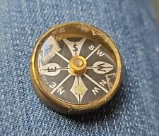 Marbles Gladstone Michigan Brass Compass Vtg Antique  [A1] picture