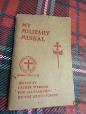 1942 My Military Missal WWII Soldier Armed Forces WW2 Father Stedman Catholic picture