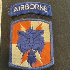 US Army 35th Signal Brigade Patch Original, Merrowed edge picture