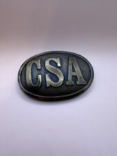 Replica CSA Civil War USA  solid brass Belt buckle 1994 picture