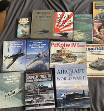 Large WWII WW2 BOOK Lot Focke Wulf PT Boats Fighters German Tanks Armor 12+ LOOK picture