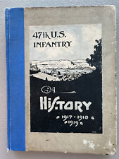 47th Infantry, A History 1917-1919, WWI Unit History Book picture