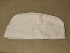 Korean War US Army Khaki Garrison Cap with Faded Tag picture