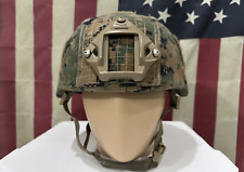 USMC Gentex Ops-core Enhanced Combat Helmet ECH with NVG Mount Size Large picture