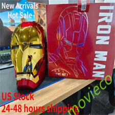  Voice-control Mask 1:1 Helmet Iron Man MK5 WearableCosplay Golden Ver. AUTOKING picture