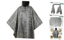  Military Style Poncho Multi Use Rip Stop Camouflage Rain Poncho One Size Acu picture