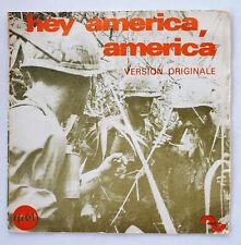 Children of the Morning 45 Hey America, Great French Fuzz Psych Vietnam War HEAR picture