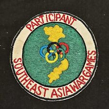 Vietnam War Southeast Asia War Games Patch Original Deadstock Mint picture