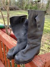Czechoslovakian Czech Army Military Leather Jack Boots, Cold War, Size 27, 8.5? picture