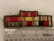 Authentic WWII US European-Africa-Middle Eastern, VIctory, Bronze Star Ribbons picture