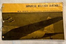 Rare WWII 1943 Japanese Military Aircraft ONI 232-Restricted-Div Of Naval Manual picture