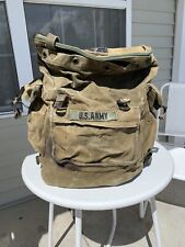 Rare Army  90’s Military Canvas Backpack picture