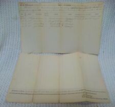 1863 Civil War Muster Roll & PAY 38th Wisconsin Infantry Document & SIGNATURES picture