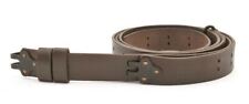 M1907 MILITARY LEATHER RIFLE SLING Dated 1942 M1GARAND SPRINGFIELD Dark picture