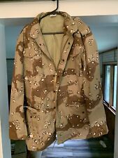 US Army BDU Desert Storm Chocolate Chip Camo Jacket Sleeve Shirt L picture