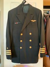 U.S. Navy Commander uniform jacket, pants, tie and web belt, missing the buckle picture