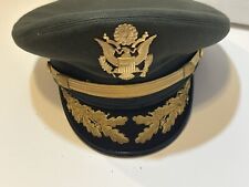 US Military ARMY Dress Officer Gold Trim Visor WOOL  Corp Engineers Essayons picture