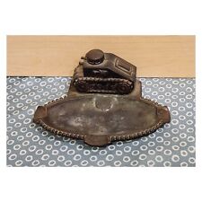 Soviet Russia USSR WW2 Metal Tank Ashtray~ Missing Tank Part picture