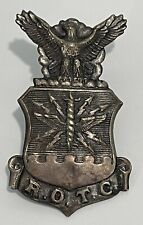 ROTC N.S. Meyer New York Lapel Pin with Post Eagle World War Symbol Worn Antique picture