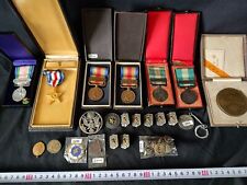 WW2 Military Soldier's Medal and various badges (Some are post War's) set-g0422- picture